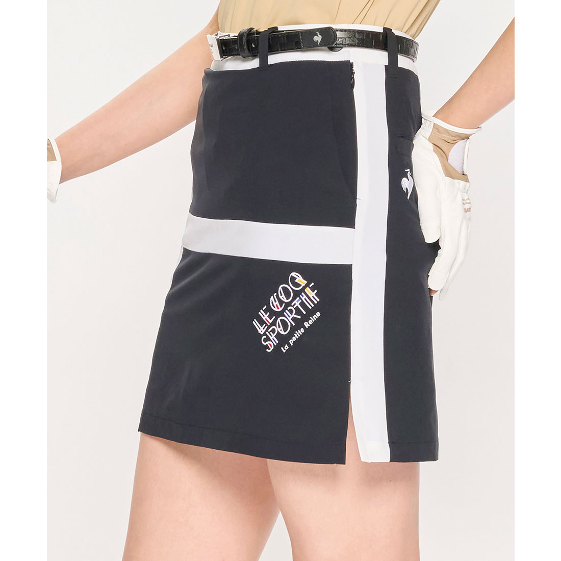 lecoqsportifgolf ルコックスポルティフ ゴルフ le coq sportif golf カラーブロ ブラック LL lecoqsportifgolf ルコックスポルティフ ゴルフ le coq sportif golf カラーブロ ブラック LL