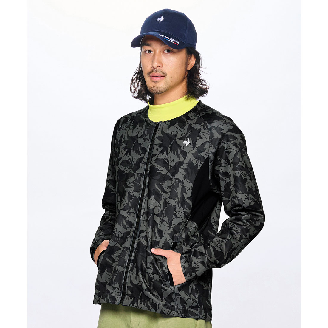 lecoqsportifgolf ルコックスポルティフ ゴルフ le coq sportif golf 【RIJO グレー M lecoqsportifgolf ルコックスポルティフ ゴルフ le coq sportif golf 【RIJO グレー M
