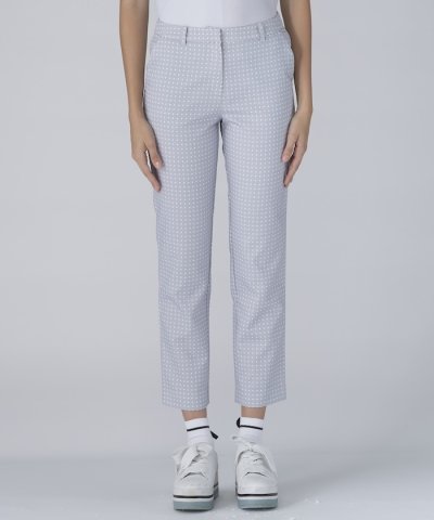 ドット柄プリント9分丈パンツ【Sunscreen NIR】