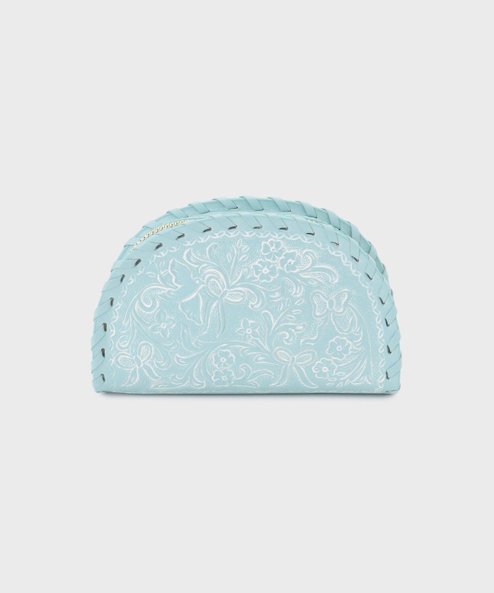 GRACECONTINENTAL V_circle pouch ブルー F GRACECONTINENTAL V_circle pouch ブルー F