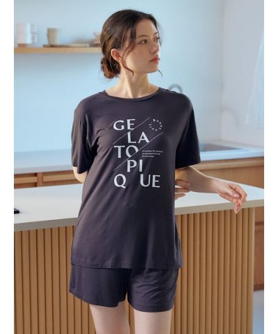 レーヨンロゴTシャツ