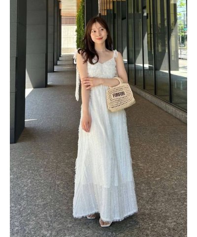 フリンジキャミワンピース