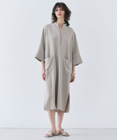 【洗える】RUE / クロスオーバーVネックワンピース