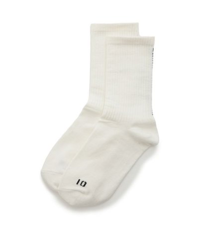 【10th】emmiロゴコットンリブソックス
