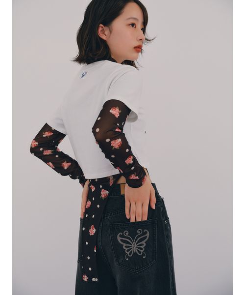 美品！LILY BROWN × ANNA SUIバリエーションボディースーツ LILY BROWN × ANNA SUI】総柄ボディースーツ(507952908)｜阪急