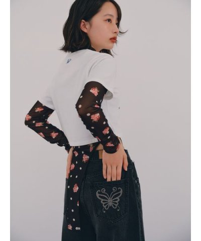【LILY BROWN × ANNA SUI】総柄ボディースーツ