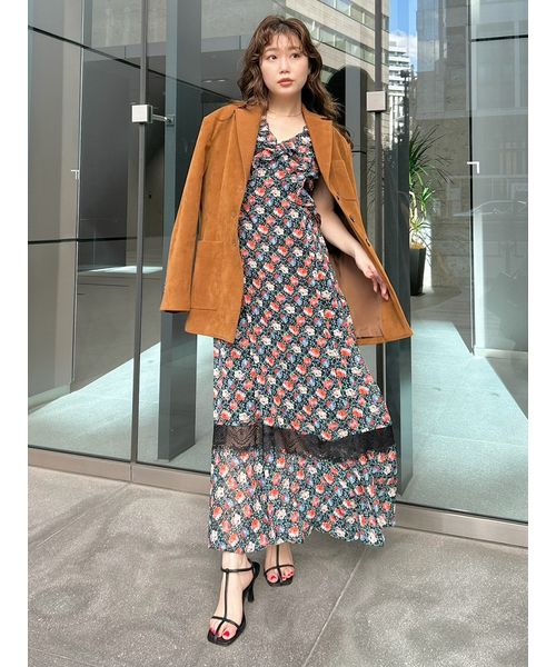 【LILY BROWN × ANNA SUI】バリエ柄ワンピース LILY BROWN × ANNA SUI】バリエ柄ワンピース(マキシ・ロング