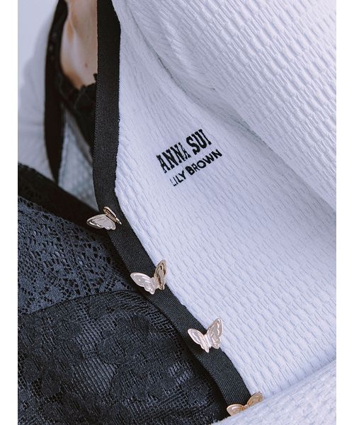 【LILY BROWN × ANNA SUI】バタフライバレッタ silver銀 LILY BROWN × ANNA SUI】バタフライバレッタ(ヘッドアクセサリー