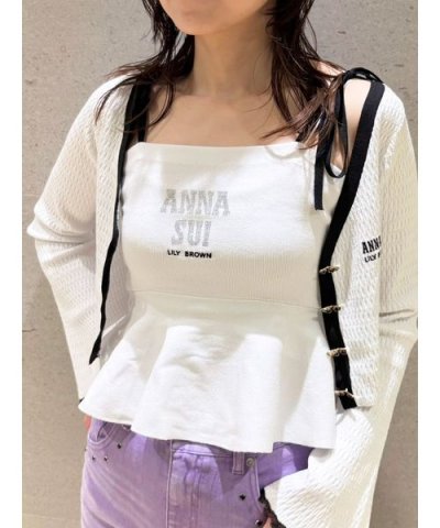 【WEB限定カラー】【LILY BROWN × ANNA SUI】ペプラムトップ