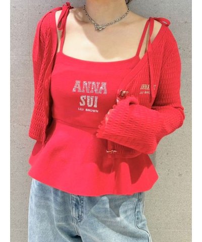 【WEB限定カラー】【LILY BROWN × ANNA SUI】ペプラムトップ