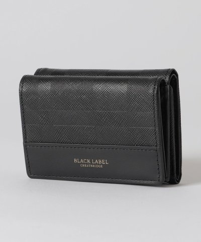 エンボスチェック3つ折りウォレット