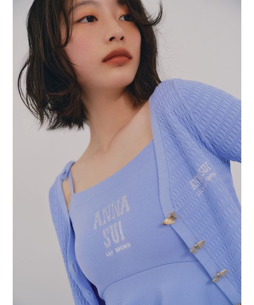【LILY BROWN × ANNA SUI】ペプラムトップス WEB限定カラー】【LILY BROWN × ANNA SUI】ペプラムトップ