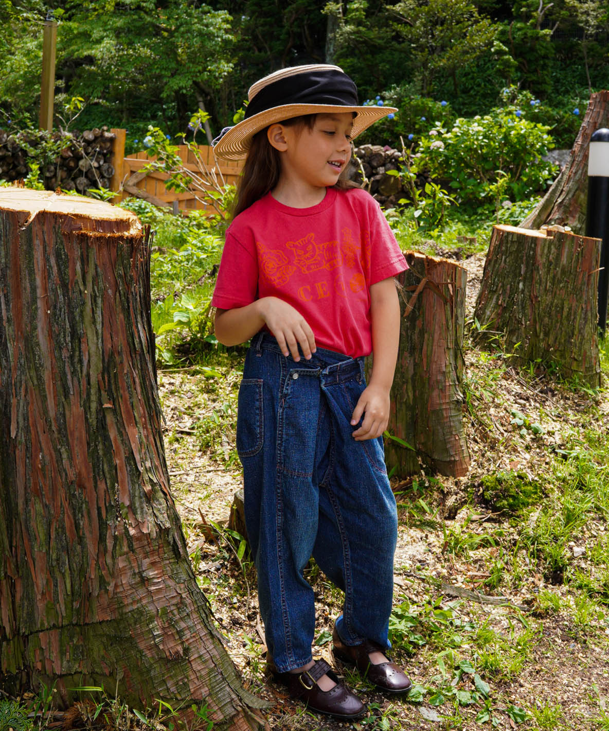 GOTOHOLLYWOOD ゴートゥーハリウッド GO TO HOLLYWOOD Work Denim Un ブルー 100cm GOTOHOLLYWOOD ゴートゥーハリウッド GO TO HOLLYWOOD Work Denim Un ブルー 100cm