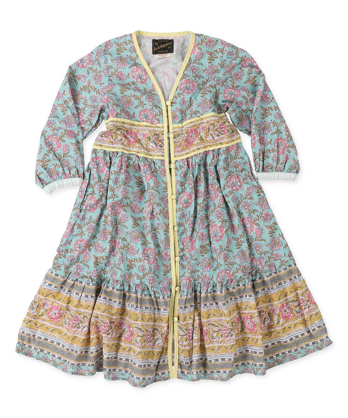 GOTOHOLLYWOOD ゴートゥーハリウッド GO TO HOLLYWOOD Indian Print ブルー 110cm GOTOHOLLYWOOD ゴートゥーハリウッド GO TO HOLLYWOOD Indian Print ブルー 110cm