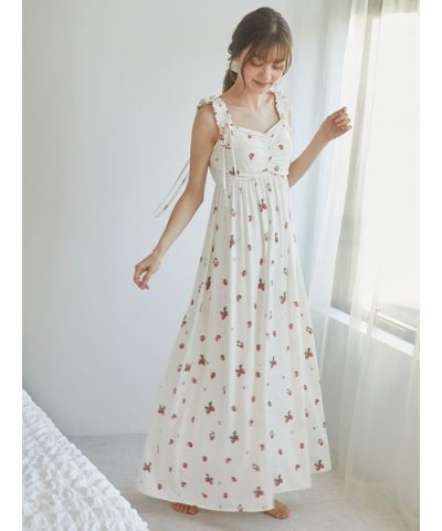 いちご柄カップインキャミワンピース