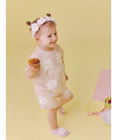 【限定カラーあり】【BABY】スムーズィーデイジージャガードショートパンツ
