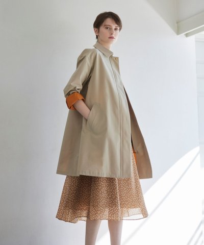 【ウォッシャブル】転写はっ水ソロタフタ　コート