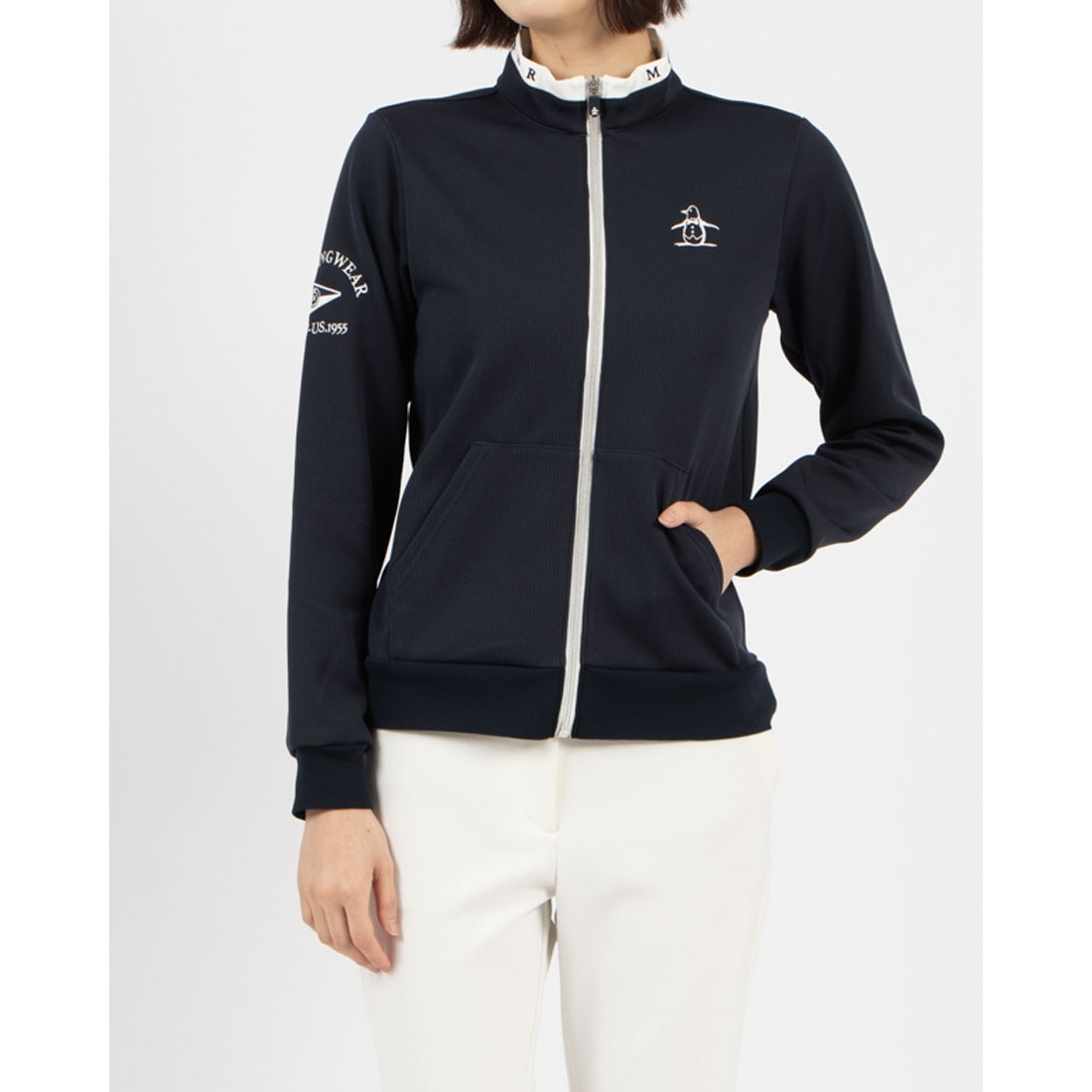 Munsingwear(ings) 360° Series ストレッチカットソー ネイビー M Munsingwear(ings) 360° Series ストレッチカットソー ネイビー M