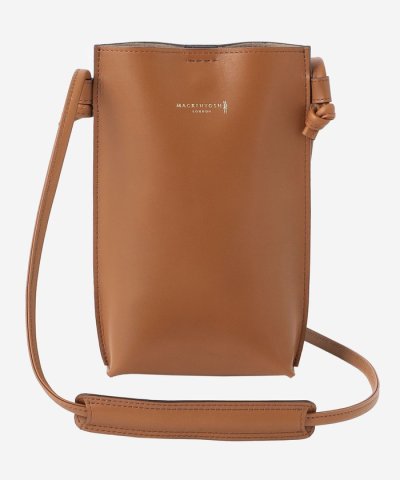 スムースレザースマホポシェット