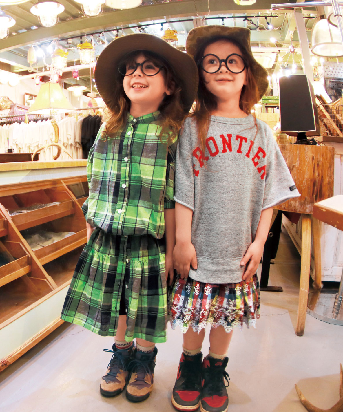 DENIMDUNGAREE デニムダンガリー DENIM DUNGAREE Madras Plaid Doc グリーン 120cm DENIMDUNGAREE デニムダンガリー DENIM DUNGAREE Madras Plaid Doc グリーン 120cm