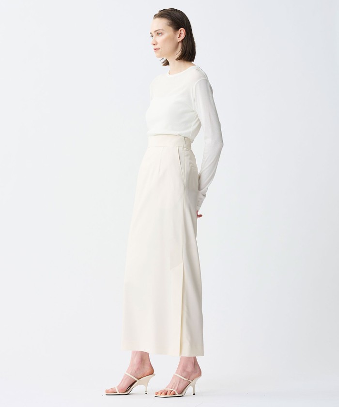 UNCRAVE 【洗濯機洗い可】ツイミーツイル Iラインスカート エクリュ 2 UNCRAVE 【洗濯機洗い可】ツイミーツイル Iラインスカート エクリュ 2