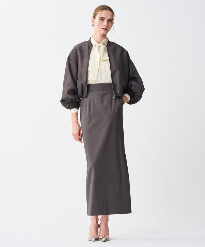 UNCRAVE 【洗濯機洗い可】ツイミーツイル Iラインスカート スレート 1 UNCRAVE 【洗濯機洗い可】ツイミーツイル Iラインスカート スレート 1