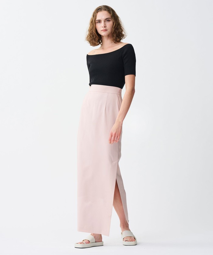 UNCRAVE 【洗濯機洗い可】ツイミーツイル Iラインスカート ピンク 1 UNCRAVE 【洗濯機洗い可】ツイミーツイル Iラインスカート ピンク 1