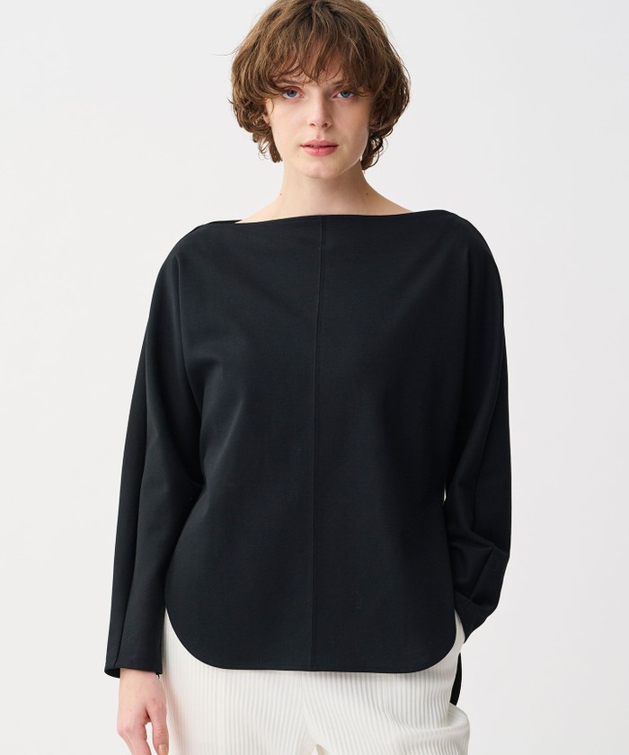 UNCRAVE 【UVカット・接触冷感・洗濯機洗い可】ダブルフェイスジャージー ドルマンスリーブ ブラック F