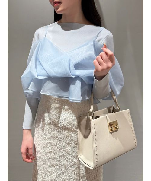 カシュクールキャミセットニットプルオーバー カシュクールキャミセットニットプルオーバー(507974221)｜阪急