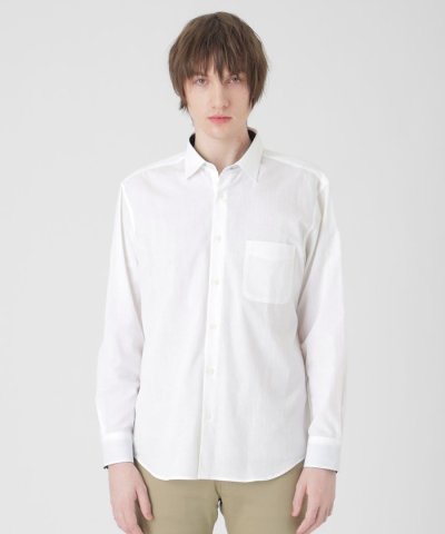 【一部店舗限定】コットンリネンシャンブレーシャツ