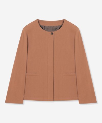 リネンレーヨンストレッチジャケット