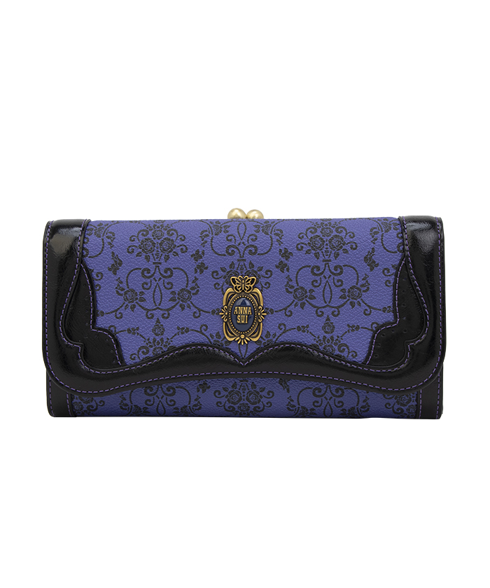 ANNASUI(バッグ) リーブル 口金長財布 パープル F ANNASUI(バッグ) リーブル 口金長財布 パープル F