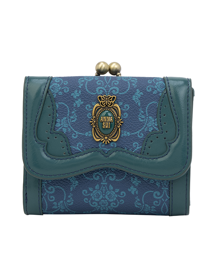 ANNASUI(バッグ) リーブル 口金二つ折り財布 ネイビー F ANNASUI(バッグ) リーブル 口金二つ折り財布 ネイビー F