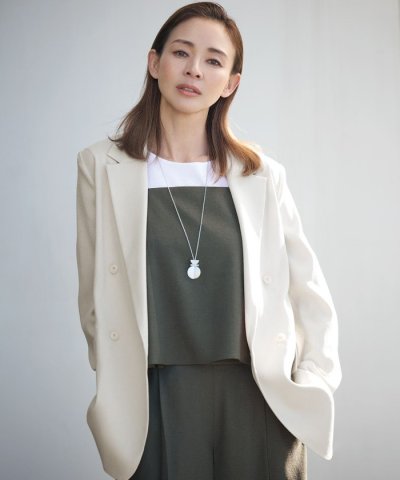 【SHIHOさん着用・セットアップ対応・接触冷感・洗える】リネンライクシンセティ