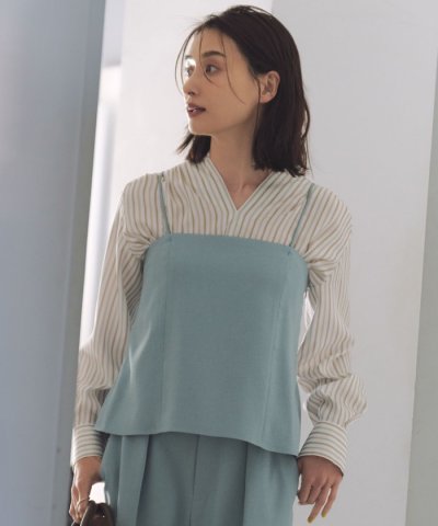 【SHIHOさん着用・セットアップ対応・接触冷感・洗える】リネンライクシンセティ