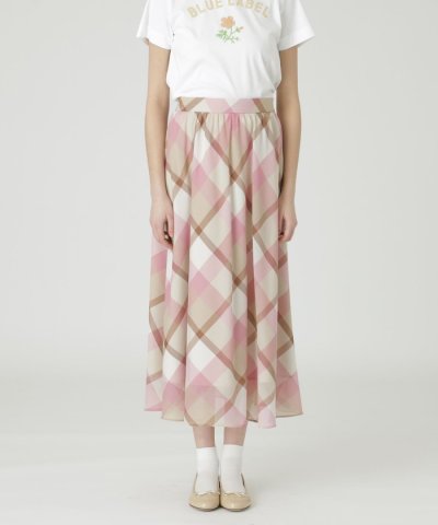 【一部店舗限定】クレストブリッジチェックシアーポプリンスカート