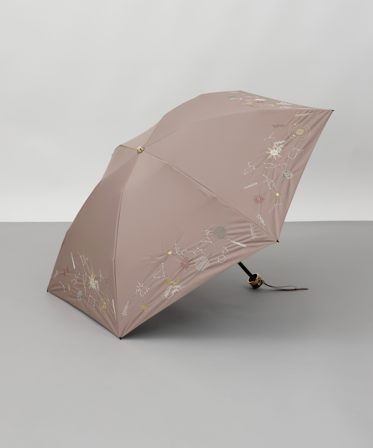 刺しゅう晴雨兼用パラソル（折りたたみ傘）(507978873)｜阪急