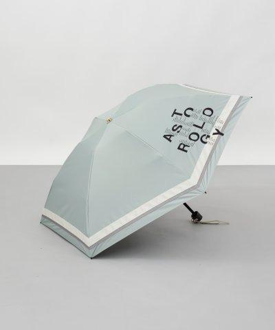 ロゴ刺しゅう晴雨兼用パラソル（折りたたみ傘）