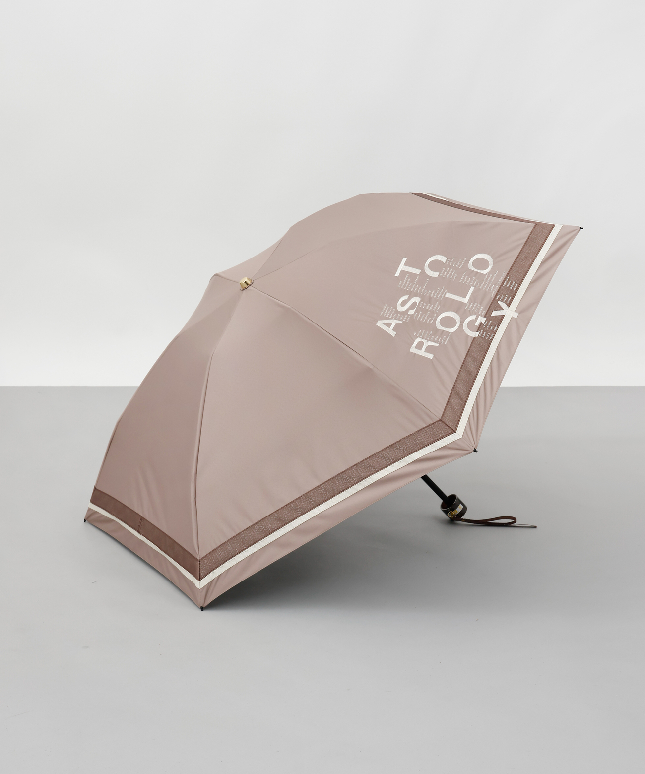 ロゴ刺しゅう晴雨兼用パラソル（折りたたみ傘）(507978874)｜阪急