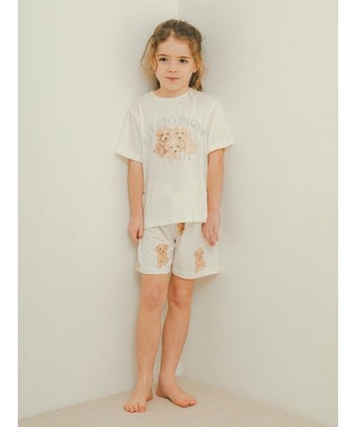 【KIDS】トイプードル柄ショートパンツ