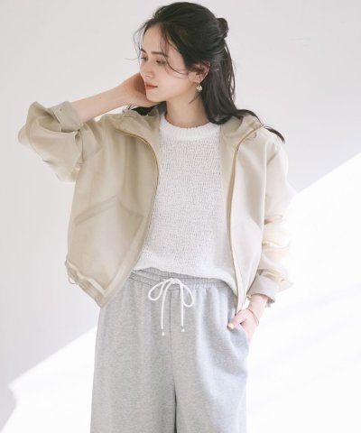 【SLOW/一部店舗限定】シアーフォルム ブルゾン