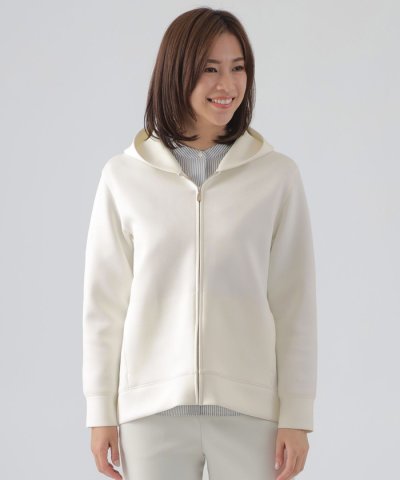 【ウォッシャブル】エアロカプセルベアダンボールジップアップパーカー