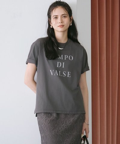 【SLOW/一部店舗限定】MVSコットン  ロゴTシャツ