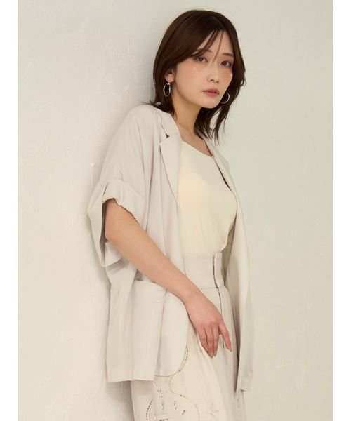 ロールアップドルマンスリーブジャケット(507993323)｜阪急百貨店公式 