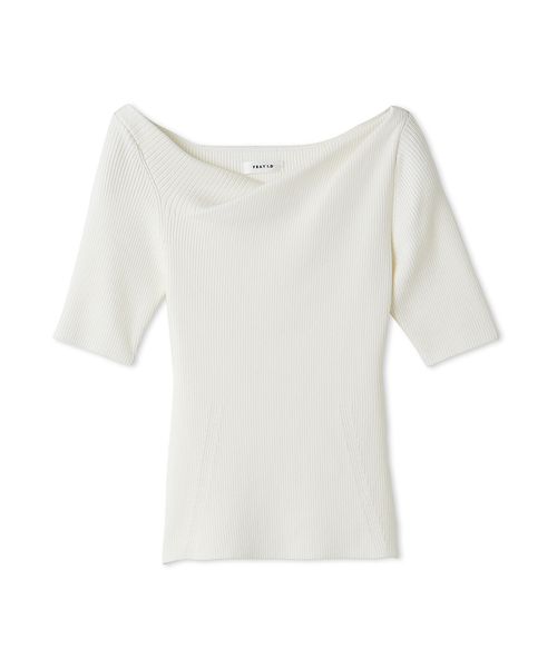 タックドレープデコルテリブニット(507993335)｜阪急百貨店公式