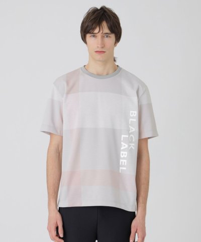 【BLACK lab.】クレストブリッジチェック&ロゴTシャツ