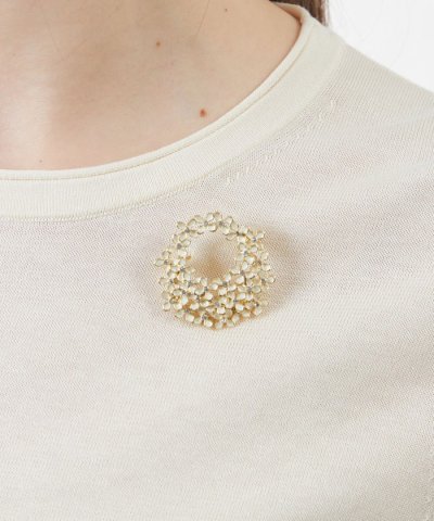 ミニフラワーブローチ