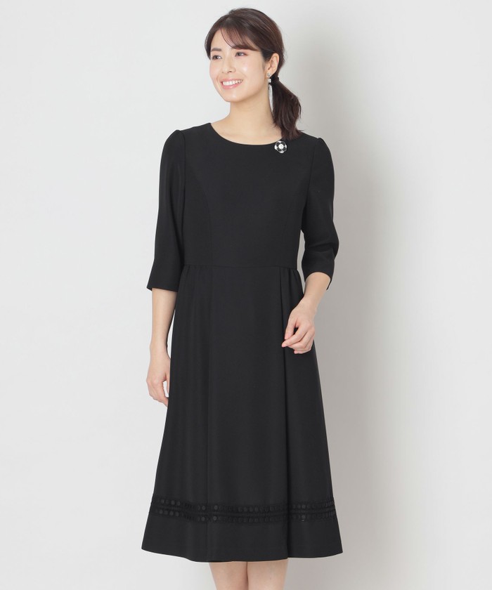 TO BE CHIC トゥービーシックチュニック　大きいサイズ46 ブラウスレイヤー ニットチュニック(トップス)｜TO BE CHIC