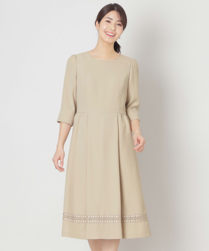 ベージュ系｜ワンピース・ドレス｜TO BE CHIC(トゥー ビー シック