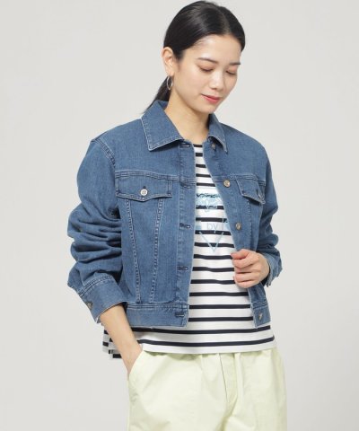 【ウォッシャブル】ストレッチデニムジャケット